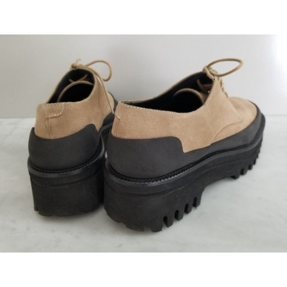 Paloma Barcelo Kenny Platform Loafer Tan Size 39 EUC - Picture 2 of 4